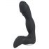 Rebel - Oplaadbare zwarte prostate vibrator met penis stimulator