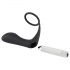 Black Velvet - anale vibrator met penisring (zwart)