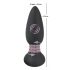 Black Velvet - roterende parel anale vibrator (zwart)