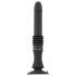 You2Toys Rijmachine - oplaadbaar, zuignap duw vibrator (zwart)