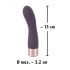 You2Toys Elegant Flexy – oplaadbare, geribbelde G-spot vibrator (donkerpaars)