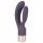 You2Toys Elegant Double - oplaadbare vibrator met clitorisstimulator (donkerpaars)