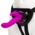 Happyrabbit Strap-On - paarse harnas vibrator