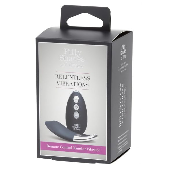 Vijftig Tinten Grijs Onophoudelijk - clitoris vibrator (zwart-zilver)