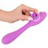 You2Toys - 2-functie vibe - oplaadbare clitoris- en vaginale vibrator (paars)