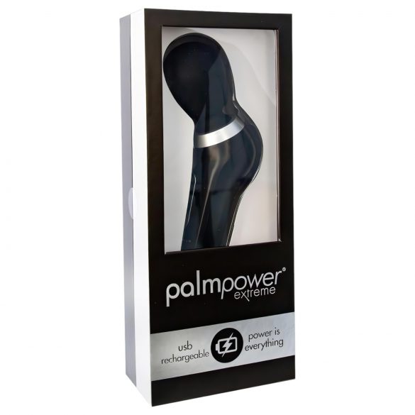 PalmPower Extreme Wand - oplaadbare massage vibrator (zwart)