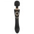 Cleopatra Wand - oplaadbare, waterdichte massagerende vibrator (zwart)