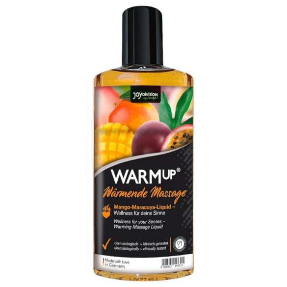 JoyDivision WARMup - verwarmende massageolie - mango-passionvrucht (150ml)