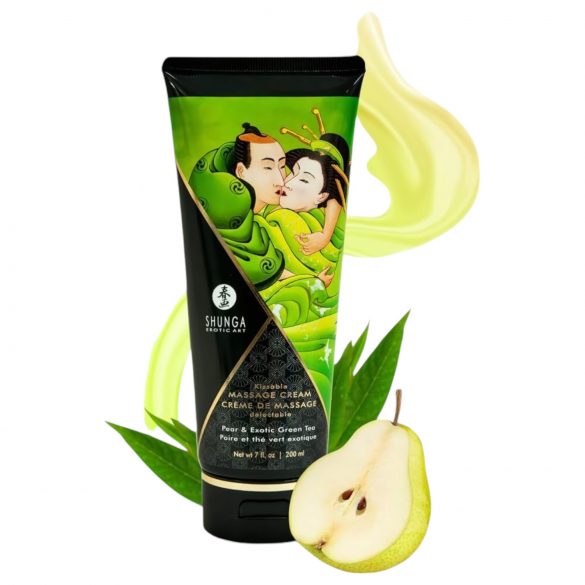 Shunga - massagecrème - peer (200ml)