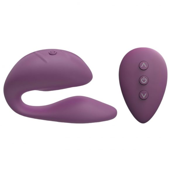 Cotoxo Cupid 2 - Vibromasseur couple sans fil, rechargeable, violet