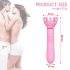 Sunfo - tepel- en G-punt vibrator (roze)