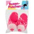 Roze pluche pantoffels - borstvormig