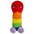 Pluchen piemel - 30 cm (regenboog)