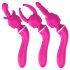 Lonely - 2-in-1 verwisselbare kop massager en G-spot vibrator (roze)