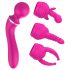 Lonely - 2-in-1 verwisselbare kop massager en G-spot vibrator (roze)