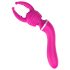 Lonely - 2-in-1 verwisselbare kop massager en G-spot vibrator (roze)