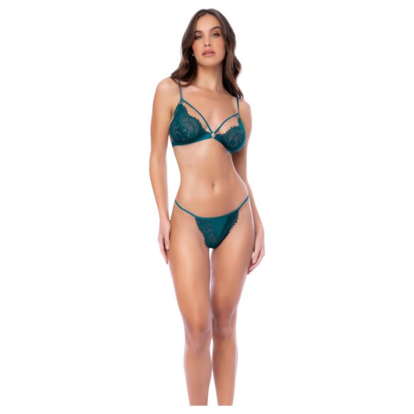 Mapalé - Soutien-gorge et culotte à fleurs (vert)