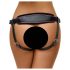 ZADO - Harnais en cuir pour produits strap-on (noir) - Tailles S-L