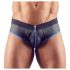 Svenjoyment - open jock slip (zwart-blauw) - L