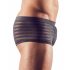 Transparante gestreepte boxer (zwart) - XL