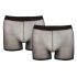 Svenjoyment - doorzichtige boxerset - zwart (2-delig) S-L