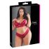 Cottelli Grandes Tailles - Ensemble Soutien-Gorge Dentelle Douce (Rouge)