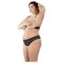 Cottelli Plus Size - parel BH set (zwart)