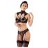 Cottelli - Ensemble soutien-gorge en dentelle à col (noir) - 80B/M