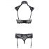 Cottelli - Ensemble soutien-gorge en dentelle à col (noir) - 85C/L