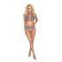 Kissable - kanten lingerie set (paars)