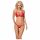 Obsessive 838-SET-3 - kanten bh-set met bandjes (rood) - L/XL