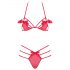 Obsessive Giftella - lingerieset met strik (rood)