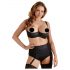 Cottelli Plus Size - bh met open cups (zwart)