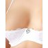 Cottelli - ensemble rehausse-buste en dentelle avec lacets (blanc) - 80B/M