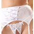 Cottelli - ensemble rehausse-buste en dentelle avec lacets (blanc) - 80B/M