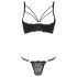 Cottelli - Soutien-gorge Anneaux avec String (Noir) - 85B/L