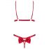 Obsessive Rubinesa - pikant lingeriesetje (rood) - L/XL