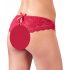 Cottelli - Culotte ouverte à nœud pour femme (rouge) - M