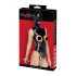 Bad Kitty - open body met hoofdkap (zwart) - M