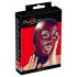 Bad Kitty - glanzend zuigmasker - zwart-rood (S-L)