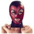 Bad Kitty - glanzend zuigmasker - zwart-rood (S-L)