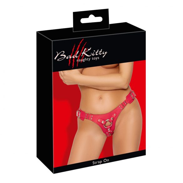 Bad Kitty - onderstuk voor strap-on producten (rood)