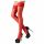 Cottelli - Bas en satin rouge - 4/L