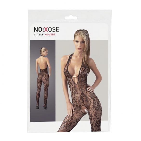 NO:XQSE - Kanten jumpsuit met parelversiering - L/XL