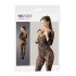 NO:XQSE - Florale catsuit - zwart (S-L)