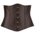 Cottelli Plus Size - Corset Satin Noir