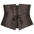 Cottelli Plus Size - Corset Satin Noir