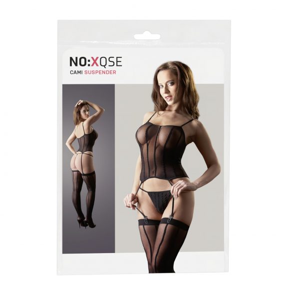 NO:XQSE - Transparante gestreepte set (S-L)