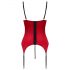 Cottelli - Ensemble soutien-gorge amplificateur en dentelle (rouge) - M