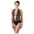 Cottelli - Kant-en halsband body (zwart)